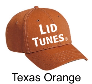 Lid Tunes Texas Orange Hat